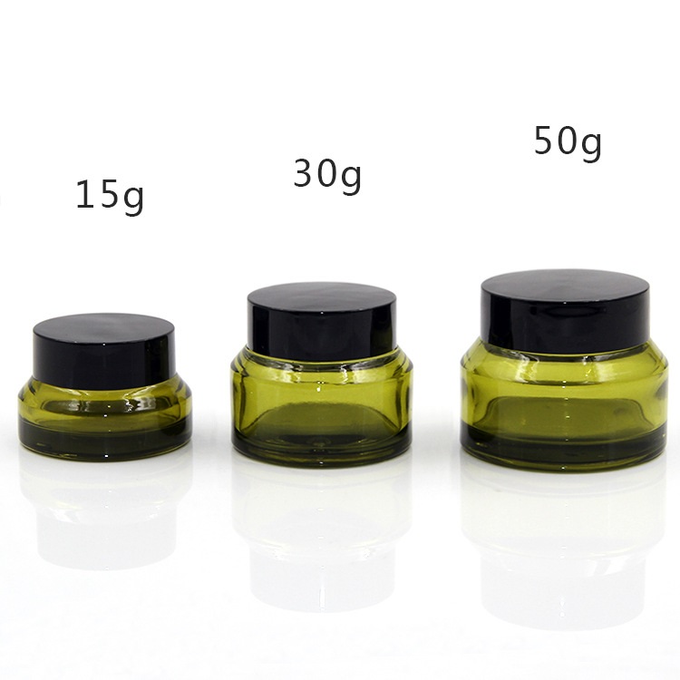 In stock Cheap Empty Narrow Mouth Glass Cream Round Jar