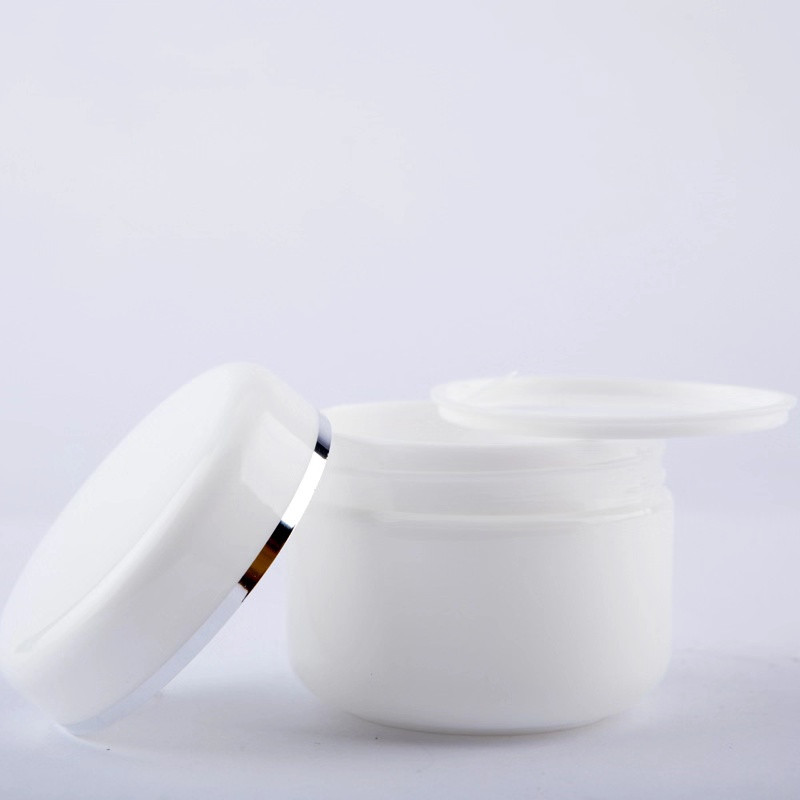In stock Cream jar 20ml 30ml 50ml 100ml 150ml 200ml 250ml 1oz 8oz High-end plastic white cosmetic jar