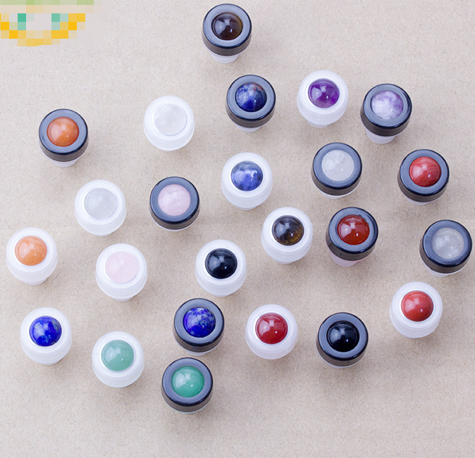 In stock ! Gemstone Roller Ball Crystals Roller Ball For Glass Roll On Bottle