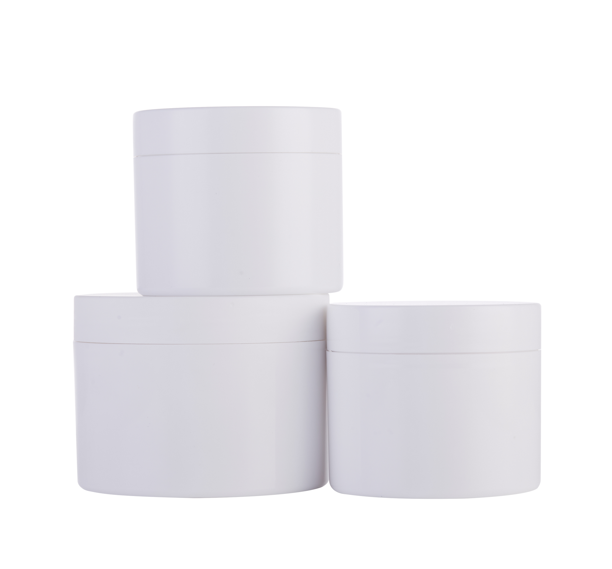 In stock PP material white color 30g double wall cosmetic jar