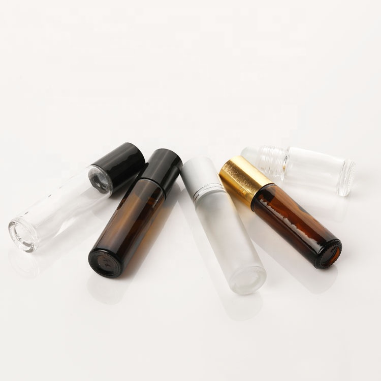 In stock  clear amber 10ml roll on bottle