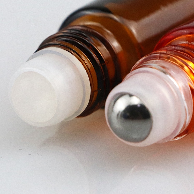 In stock clear amber 10ml roll on bottle