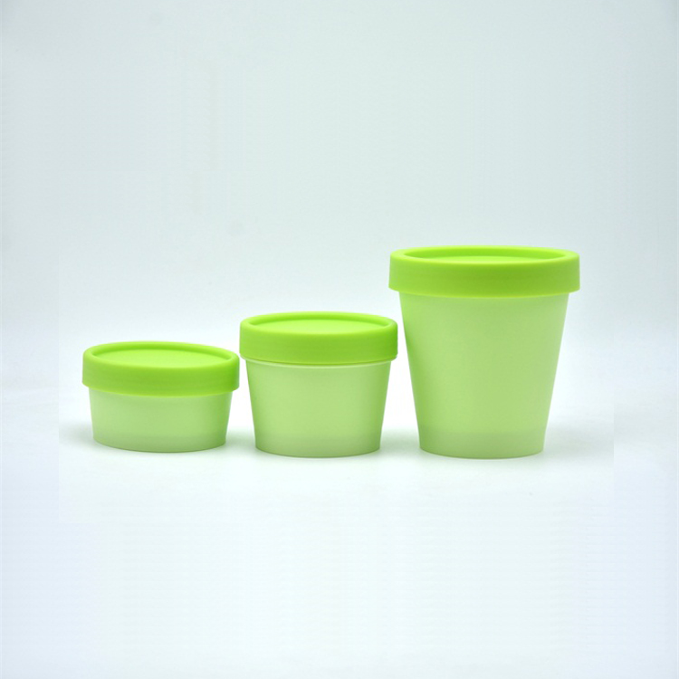 In stock cosmetic cream cheap plastic jars 200ml PP recyclable material for wholesales In stock cosmetic cream cheap plastic jar