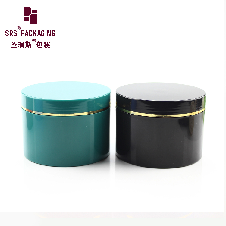 In stock cosmetic cream cheap plastic jars 400ml PP recyclable material for wholesales