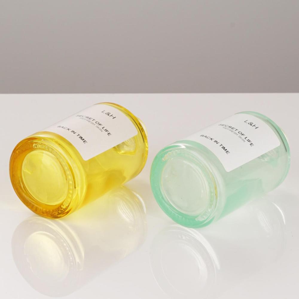 In stock serum essential oil glass bottle 30ml for skin care packaging
