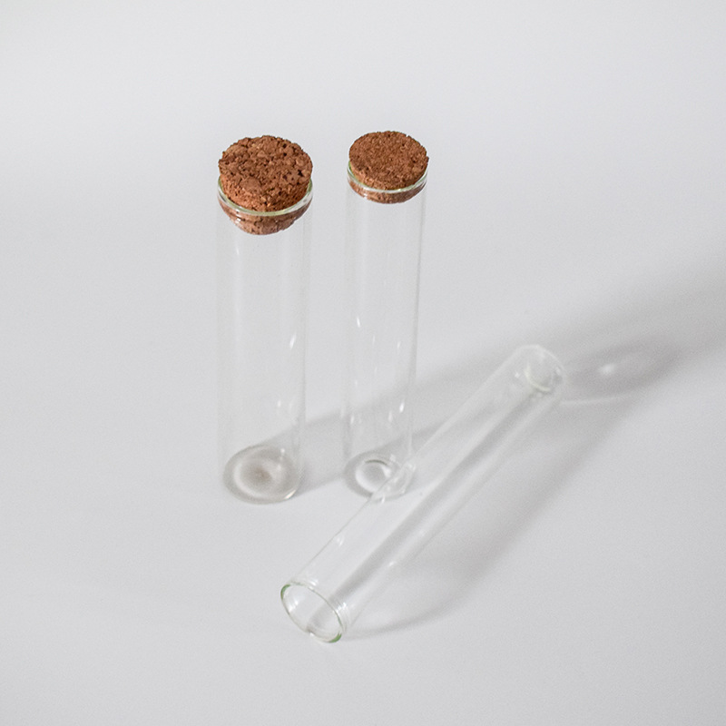 In stock tube 50ml 100ml mini glass wine bottle with screw cap wholesale