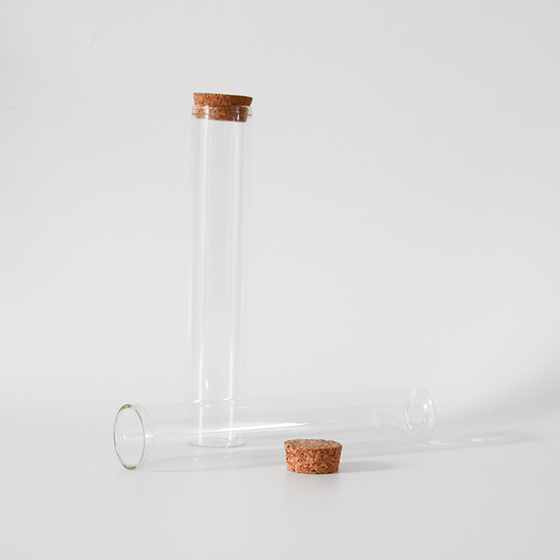 In stock tube 50ml 100ml mini glass wine bottle with screw cap wholesale