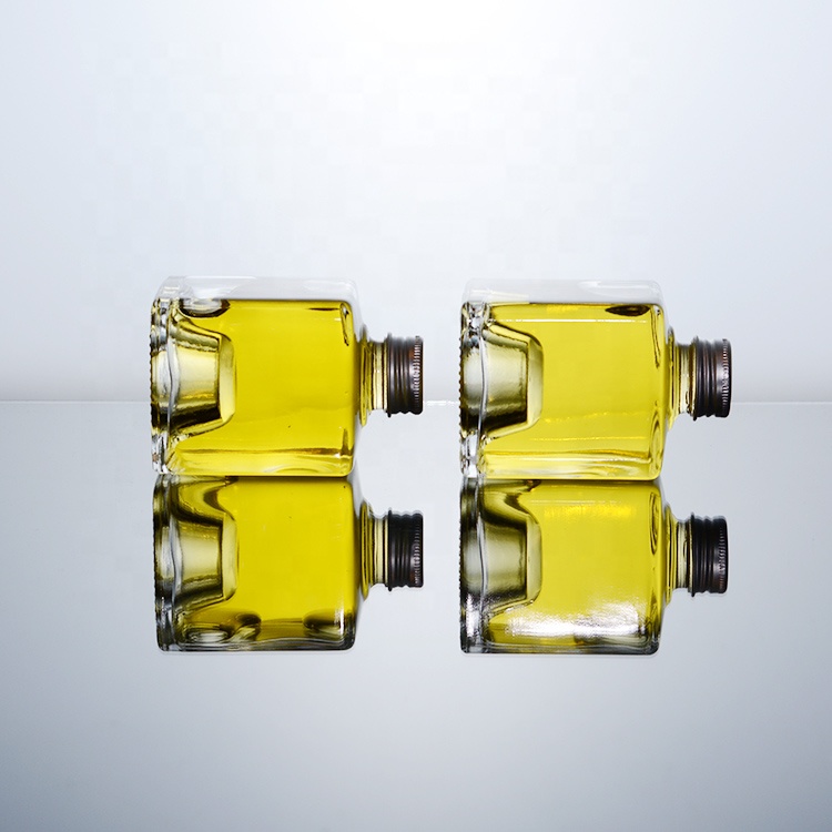 In stock unique shaped 150ml glass bottles with aluminum cap