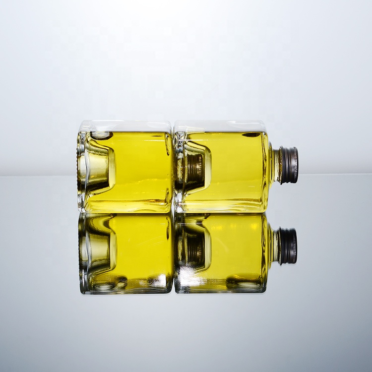 In stock unique shaped 150ml glass bottles with aluminum cap