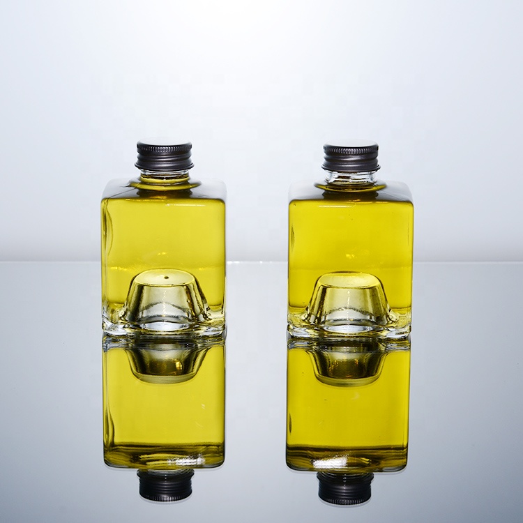 In stock unique shaped 150ml glass bottles with aluminum cap