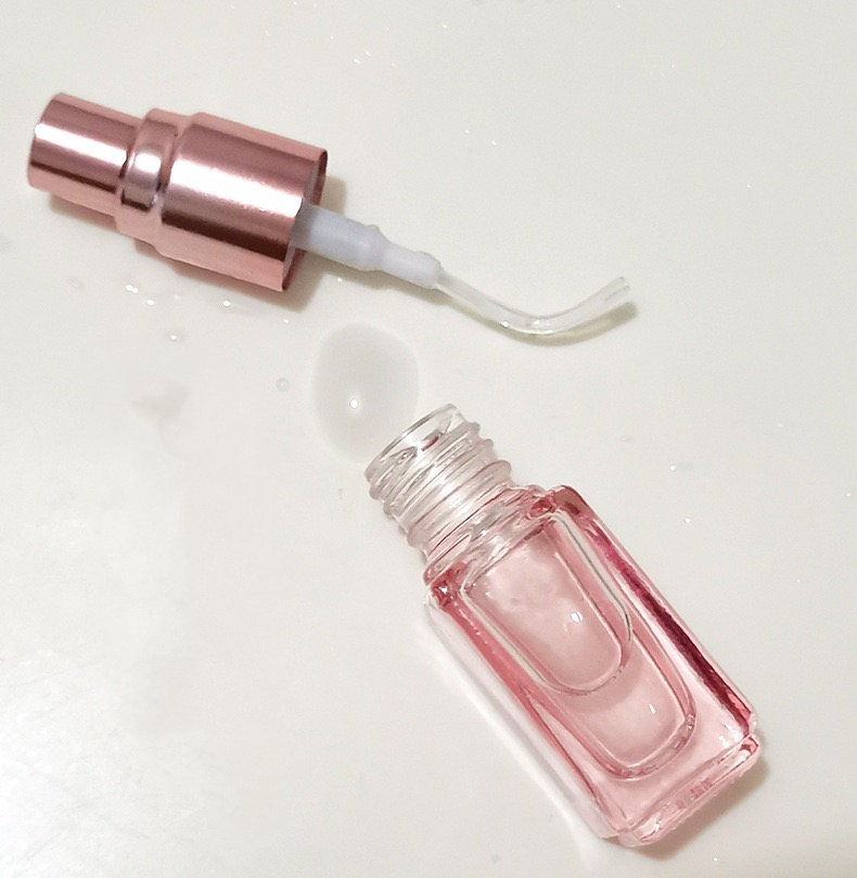 In stock wholesale 4ml 9ml 20ml 30ml small Clear pink Square Spray botol parfum Glass Perfume Bottle