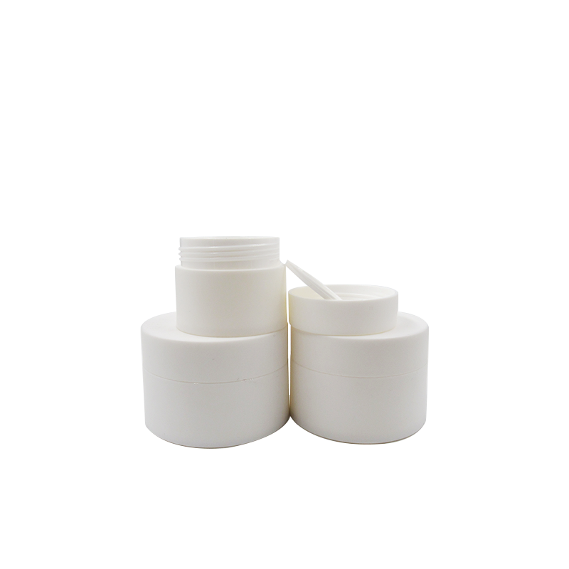 Injection black color PP plastic cream jar 3g 5g 10g 15g 30g 50g 80g  cosmetic skin care packaging