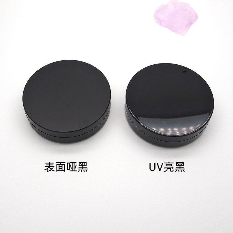 Inner Diameter 55mm Luxury empty double layer powder box Diy make up blush jar with mirror