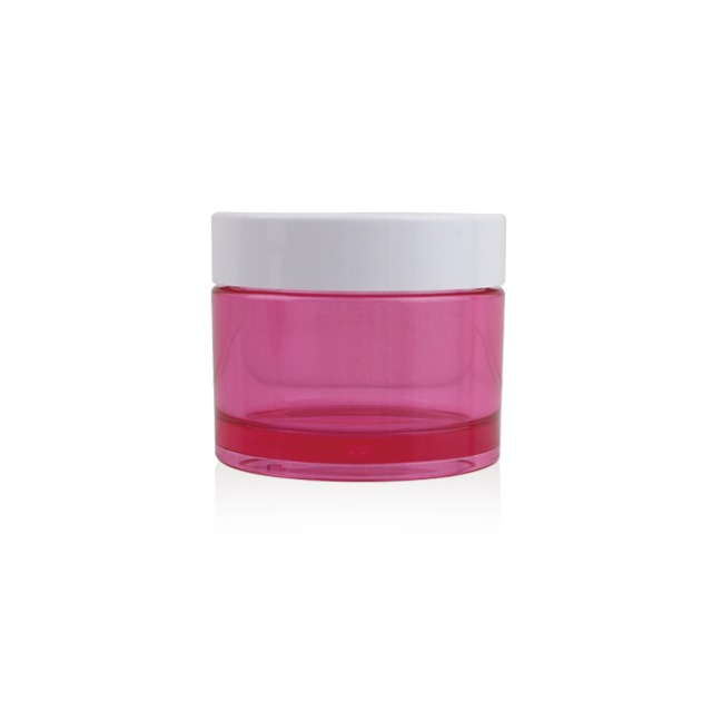 Innovative product clear recycled plastic 240g PETG Body scrub jar