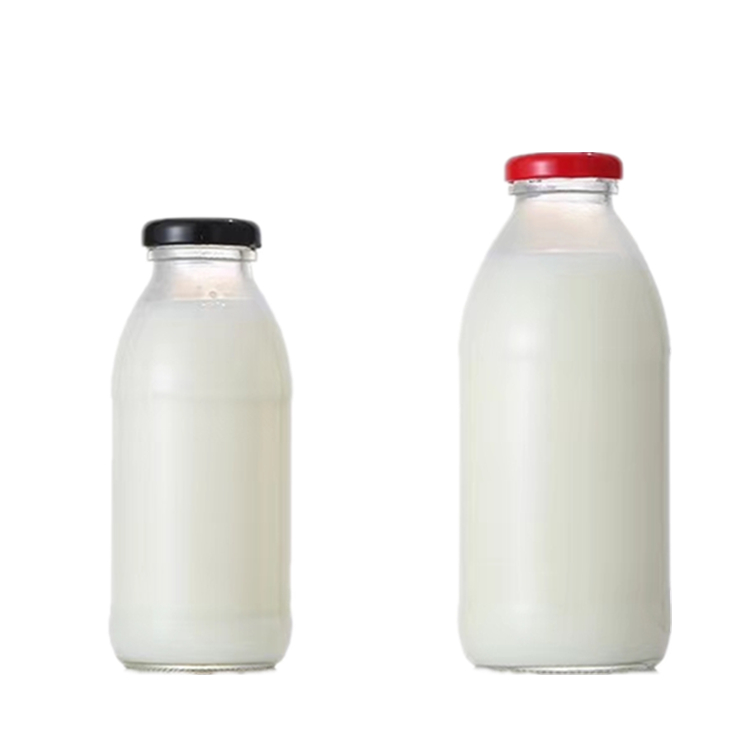 Ins style handmade yogurt bottle strawberry milk shake juice bottle 300ml 500ml