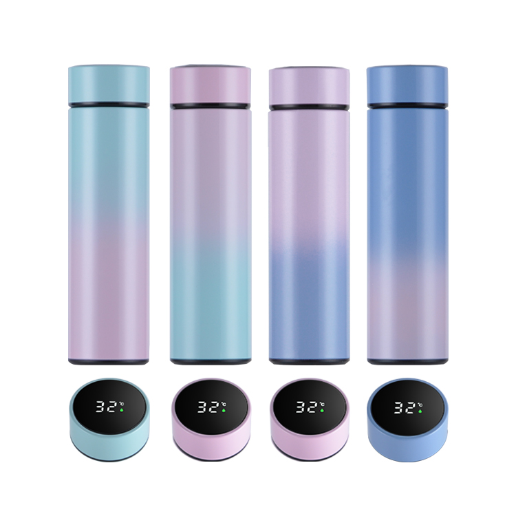 Intelligent Thermos with LCD Touch Screen Temperature Sensor Led Display Stainless Steel Insulation Cup Smart Water Bottles