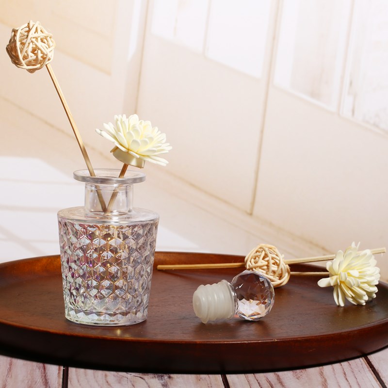 Iridescent Room Air Diffuser glass perfume diffuser bottle