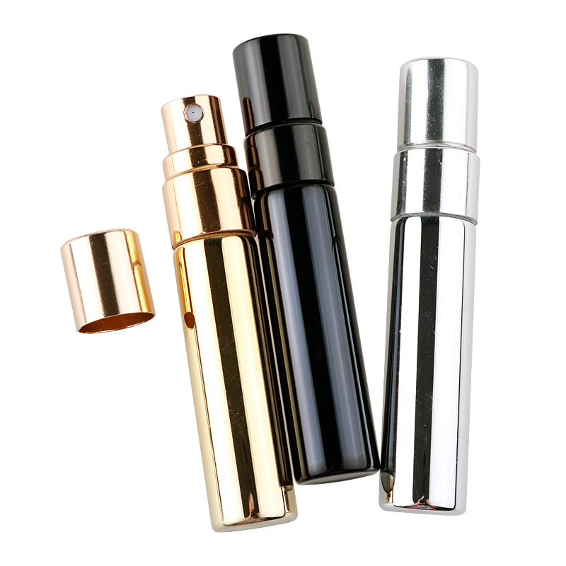 J262 2019 Latest Faddish 5ML Pocket Small Empty Spray Aluminum Atomizer Refillable Perfume Glass Bottle