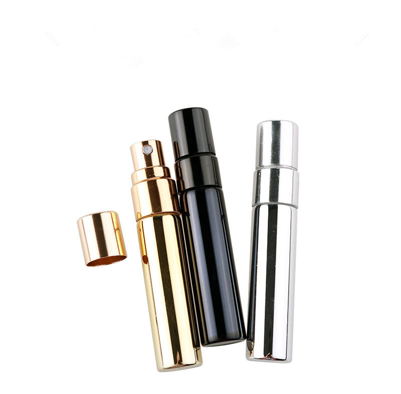J262 2019 Latest Faddish 5ML Pocket Small Empty Spray Aluminum Atomizer Refillable Perfume Glass Bottle
