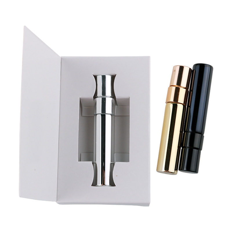 J262 2019 Latest Faddish 5ML Pocket Small Empty Spray Aluminum Atomizer Refillable Perfume Glass Bottle