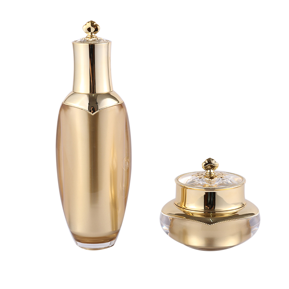 JA201 LA201 Cosmetic Packaging Set, Crown Skin Care Container
