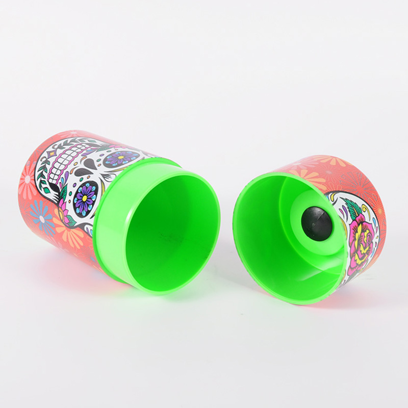 JL-035Y Hot Selling Plastic Stash Jars Customize Logo Smoking Accessories Herb Storage Jar With Lid