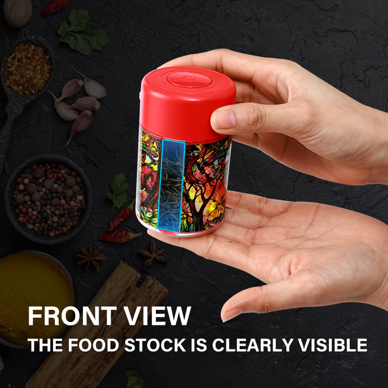 JL-059Y Hot Selling Portable Plastic Material Storage Bottles Jars Type ABS LED Jar