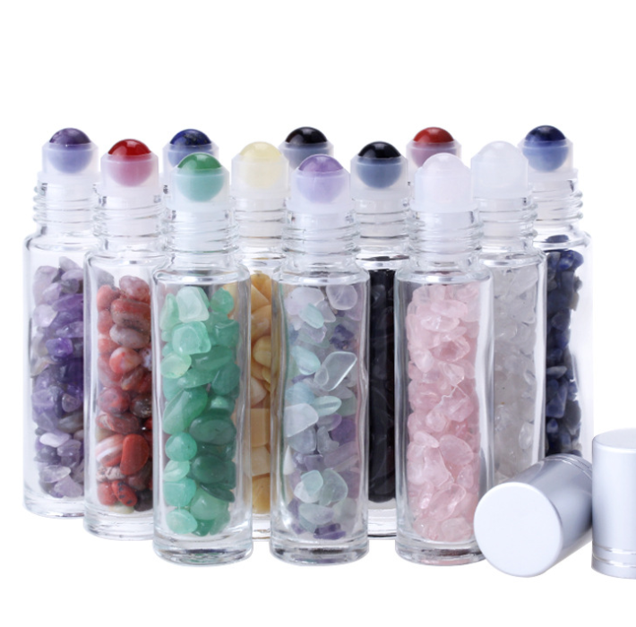 Jade bead bottle stone half gem ball 10ml ball bottle manufacturer direct sale