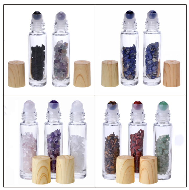 Jade bead bottle stone half gem ball 10ml ball bottle manufacturer direct sale