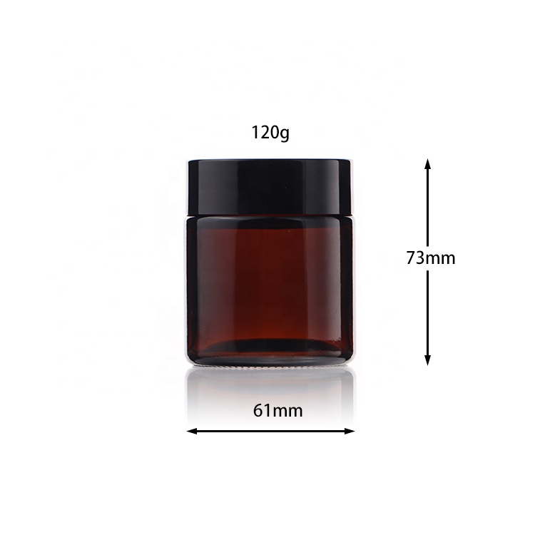 Japan Cream Jars 50ml 100ml 120ml 250ml Round Glass Cream Bottle Cosmetic