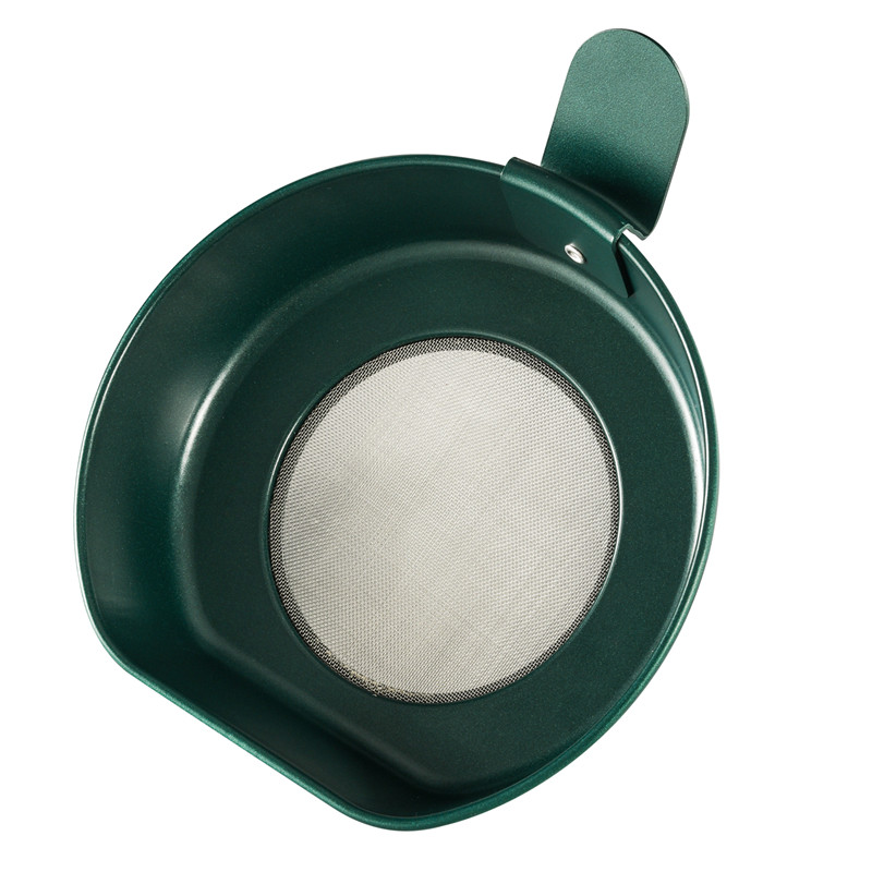 Japan Stainless Steel Oil Pot with Filter, Oil Storage Grease Keeper, Grease Oil Strainer Container Pot