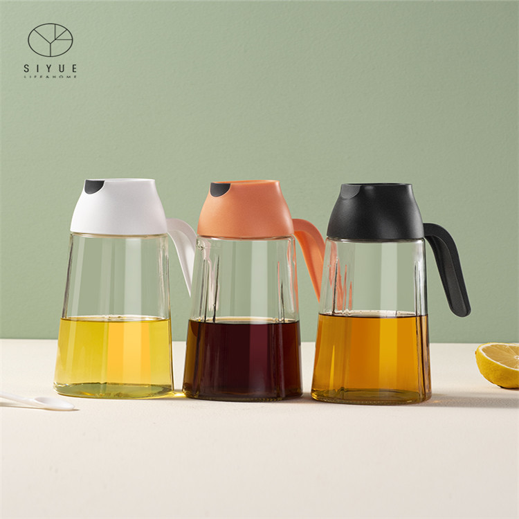 Japanese Style Glass Leak-Proof Oil Pot Household Kitchen Soy Sauce Vinegar Oil Bottle 3067