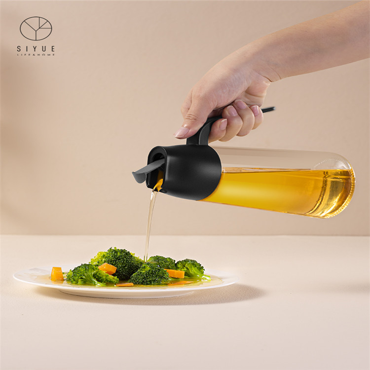 Japanese Style Glass Leak-Proof Oil Pot Household Kitchen Soy Sauce Vinegar Oil Bottle 3067
