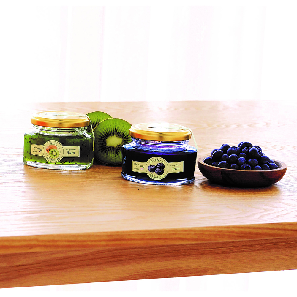 Japanese WM series storage wide mouth glass honey packaging bottle jar