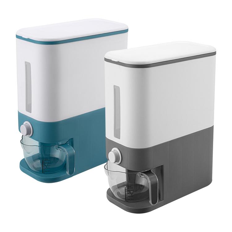 Japanese rice bucket household kitchen multifunctional metering rice box insect-proof and moisture-proof plastic rice bucket