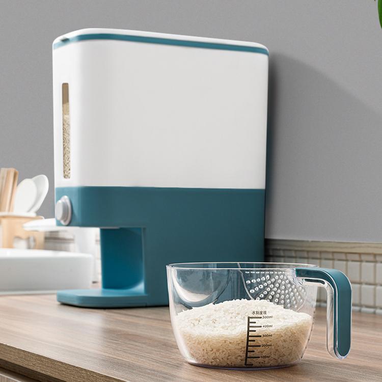 Japanese rice bucket household kitchen multifunctional metering rice box insect-proof and moisture-proof plastic rice bucket