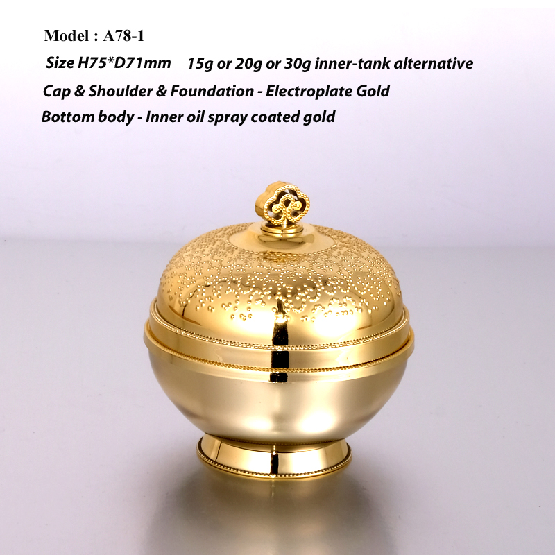 (Jar-5/10/15/20/30g)(Bottle-30ml) customized luxury cosmetic skincare packaging cream jar acrylic lotion bottle set