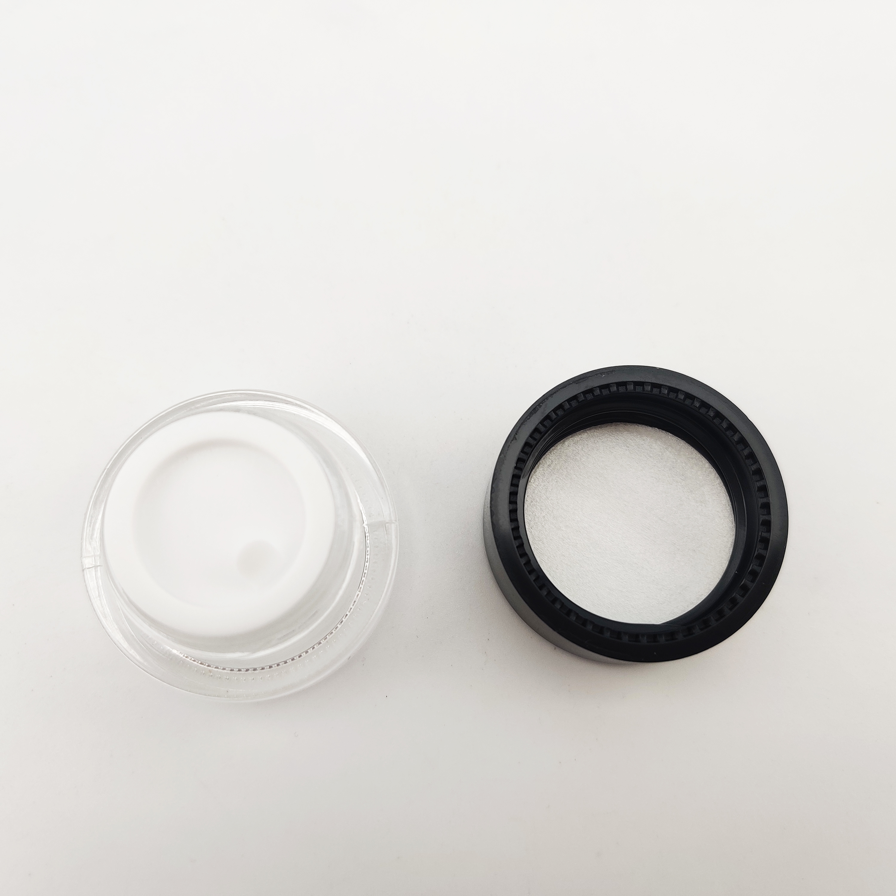 Jar Cosmetic Jar 3g 5g Glass Jar with White Screw Cap