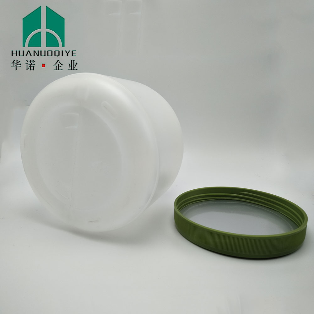 Jar Hdpe Plastic Wide Mouth 32oz 1000ml 1kg Black Loose Powder with Screw Cap PE Materail CN;ZHE Huanuo HN
