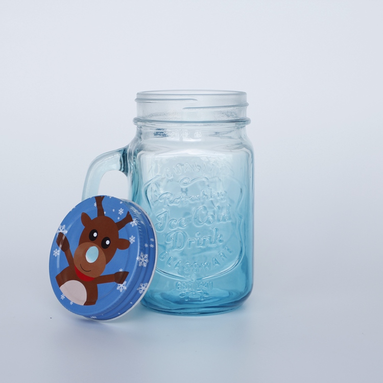 Jar Small Thing Storage Clear Glass with Glass Cover Storage Bottles & Jars Screw Metal Lid Customized Logo Acceptble 10000pcs