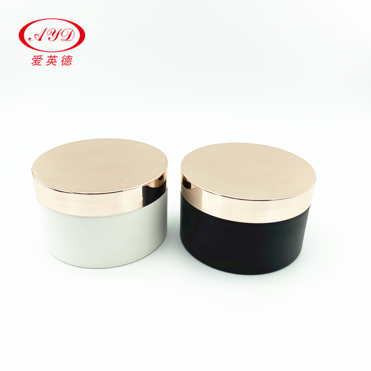 Jar cosmetic PP cream jar body cream lotion 10-380g plastic jars food grade customized color UV coating cap