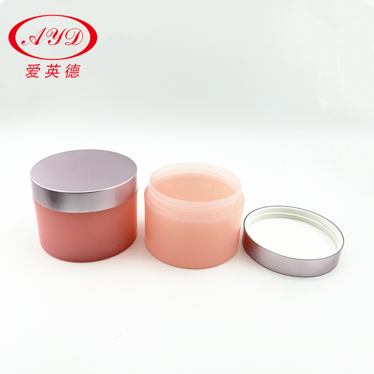 Jar cosmetic PP cream jar body cream lotion 10-380g plastic jars food grade customized color UV coating cap