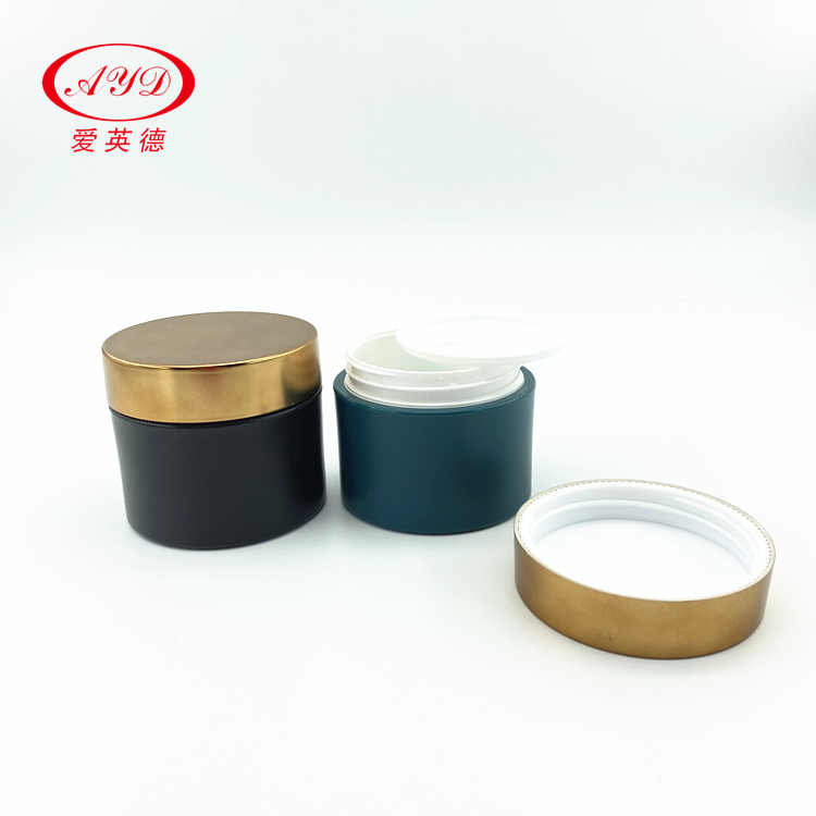 Jar cosmetic PP cream jar body cream lotion 10-380g plastic jars food grade customized color UV coating cap