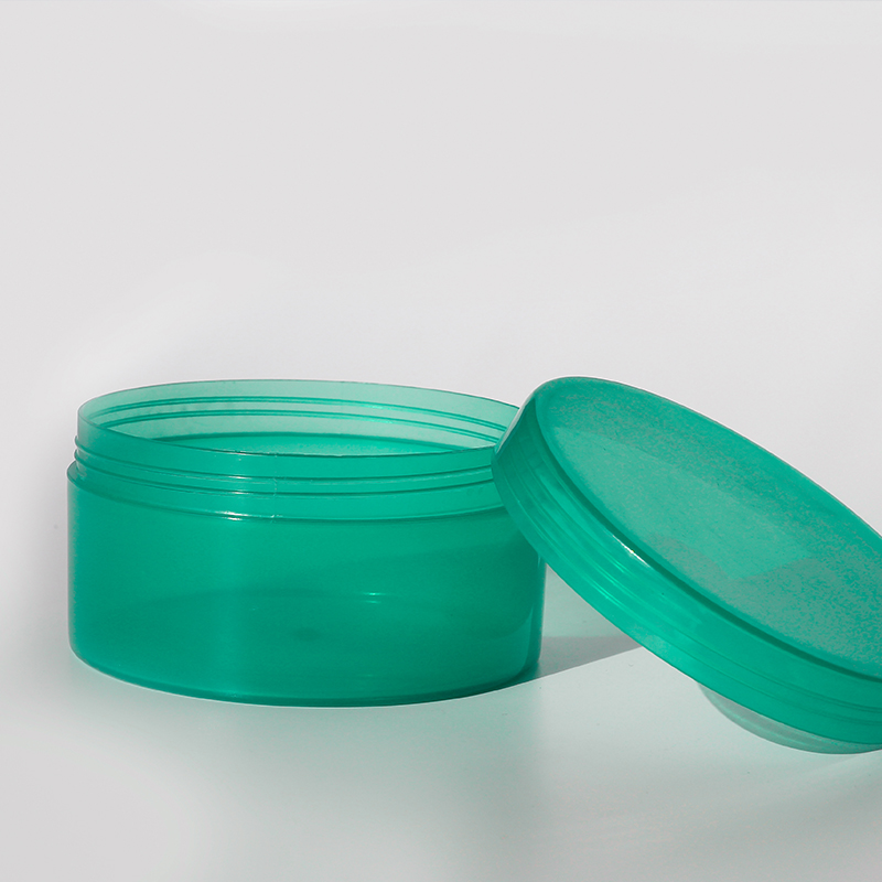 Jars Eco-friendly Cheap Plastic 250ml Green Skin Care Cream Customizable 5000PCS Cartons Jiafeng CN;GUA Screen Printing Pw12 52g