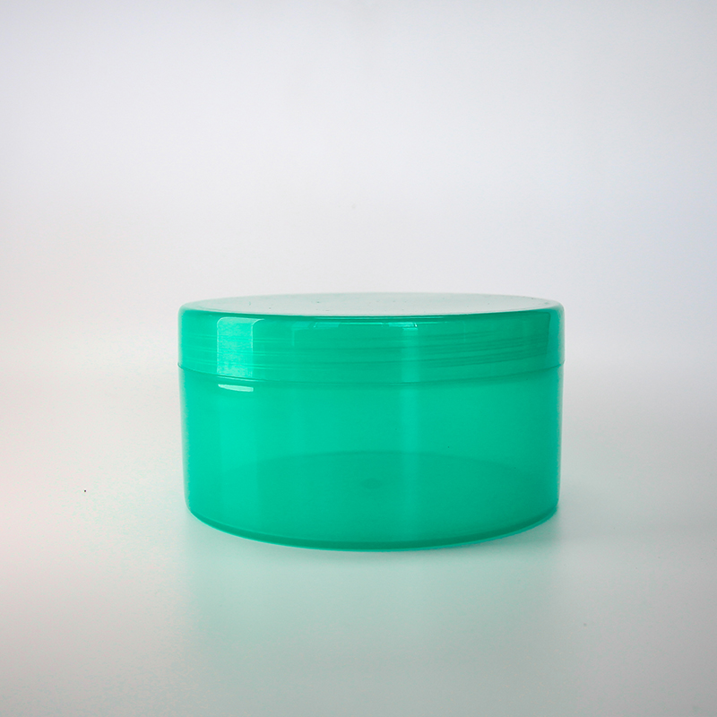 Jars Eco-friendly Cheap Plastic 250ml Green Skin Care Cream Customizable 5000PCS Cartons Jiafeng CN;GUA Screen Printing Pw12 52g