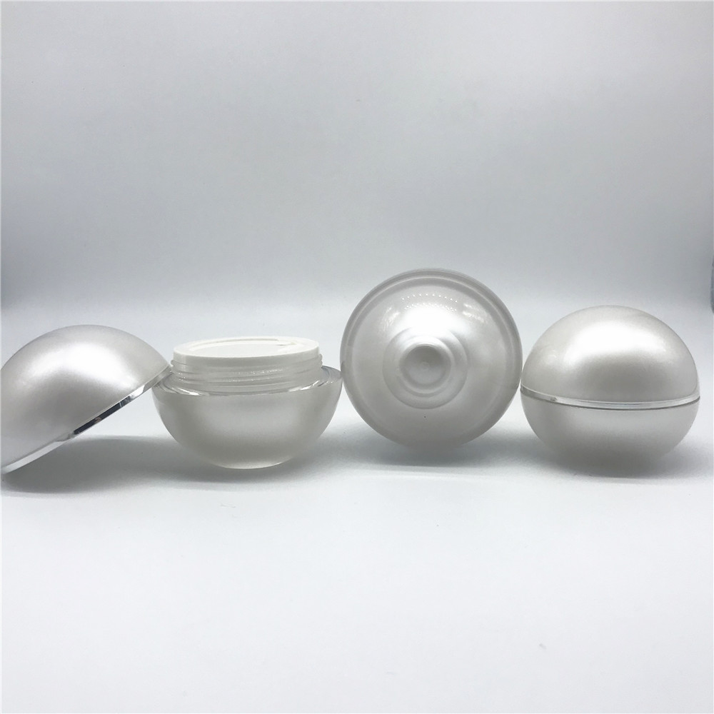Jelly Touched White Cream Lotion Plastic Cosmetic Beauty Containers Wholesale