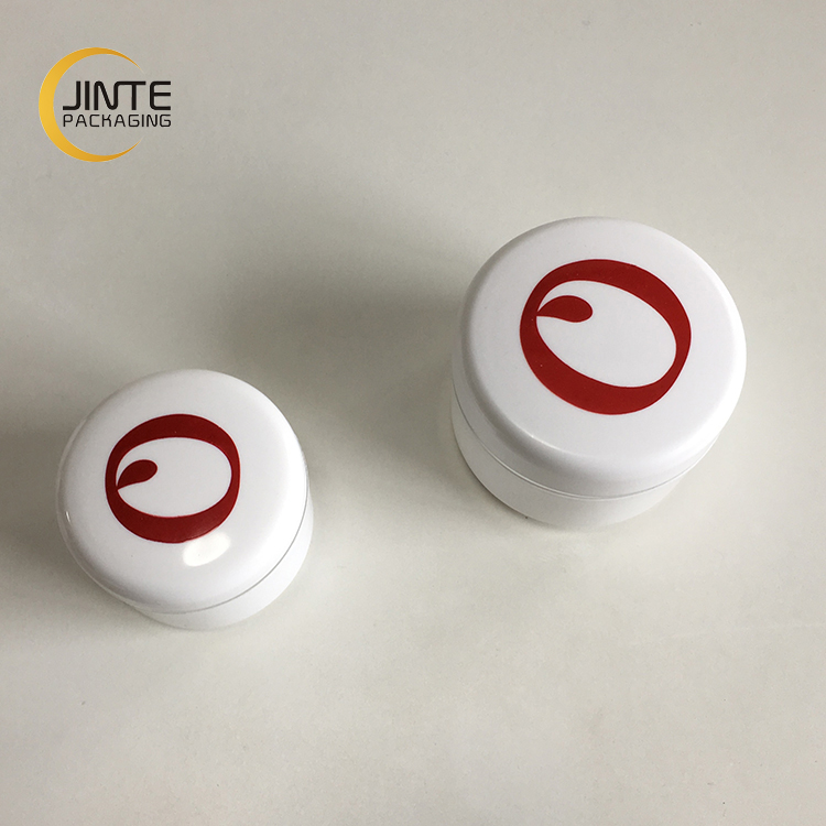 Jinte 5-500ml empty plastic double wall PP jar for cosmetic packaging