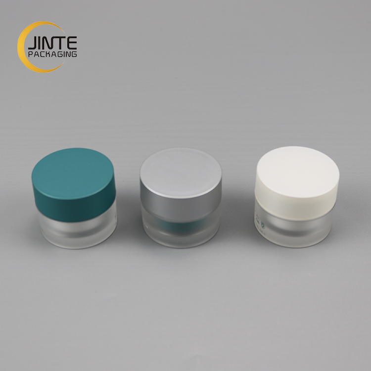 Jinte Packaging JTA02 5ml high quality White Cap Plastic Empty Skin Care Cream Jar