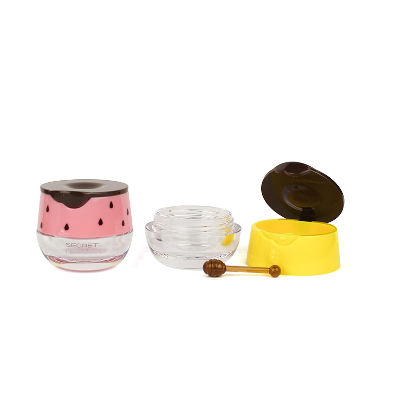 Jinze Cosmetic Packaging OEM Honey Pot Lip Care Containers Ball Shape Cute Lip Balm Cases Jars