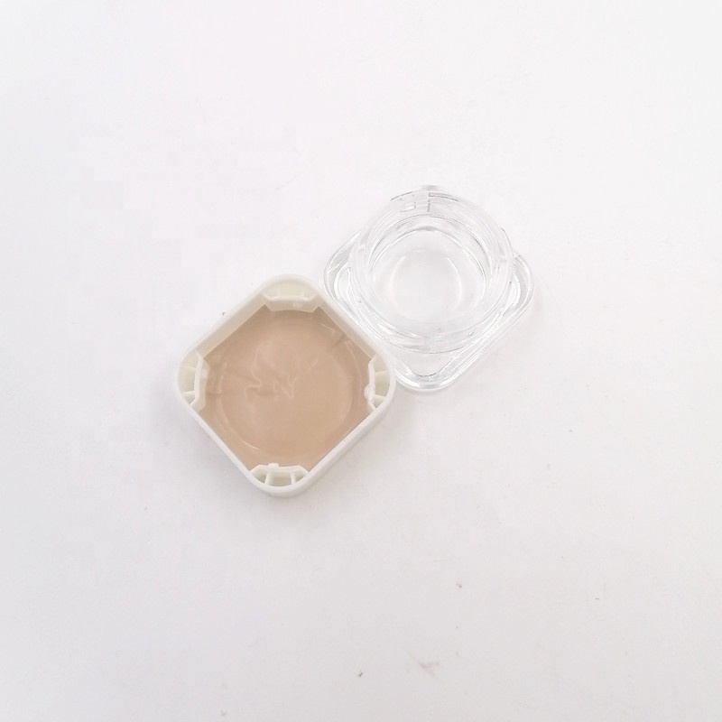 Joint Dab flower glass jar pp lid square flat 9ml 5ML CBD oil small herbal extract weed Rosin powder Concentrate bottle Low wax